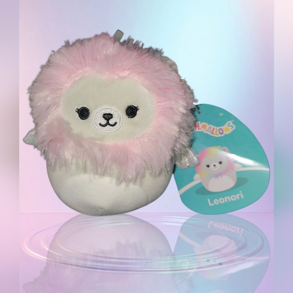 Squishmallows Pink and White Plush Toy Stuffed Animal